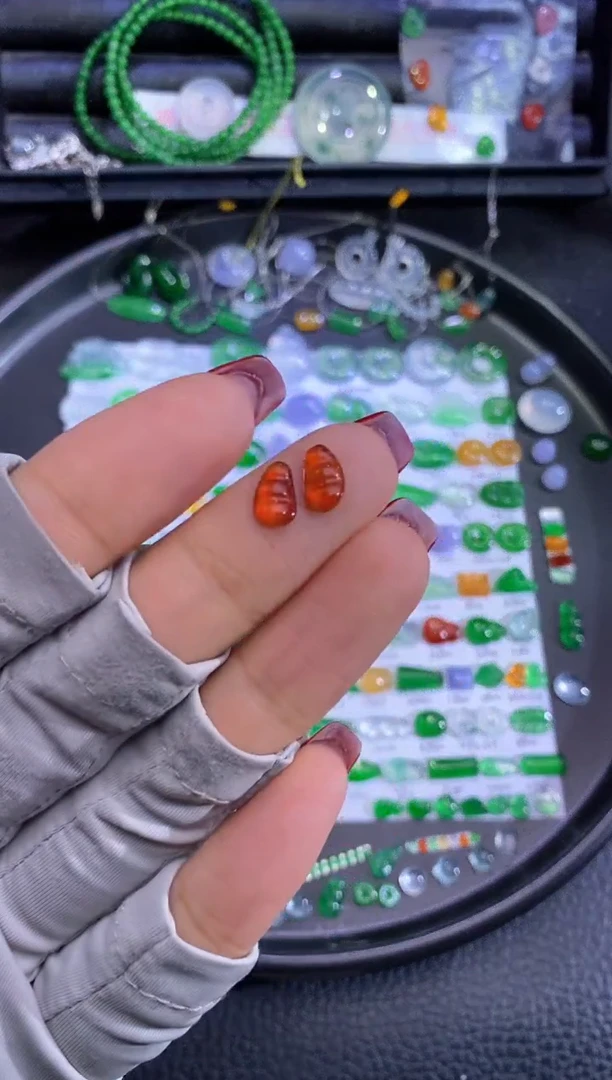 未镶嵌挂件翡翠豆子