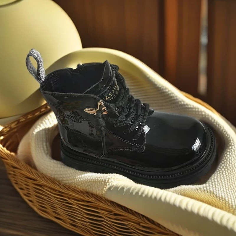 D01-D15（上选编码下选尺码）撤柜鞋（默认微瑕）韩版女童马丁鞋加绒