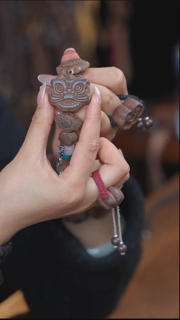 泥塑生命之光 喜事发生多宝手串款