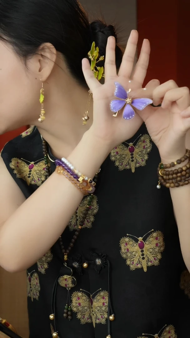 织绣纯手工非遗国风饰品