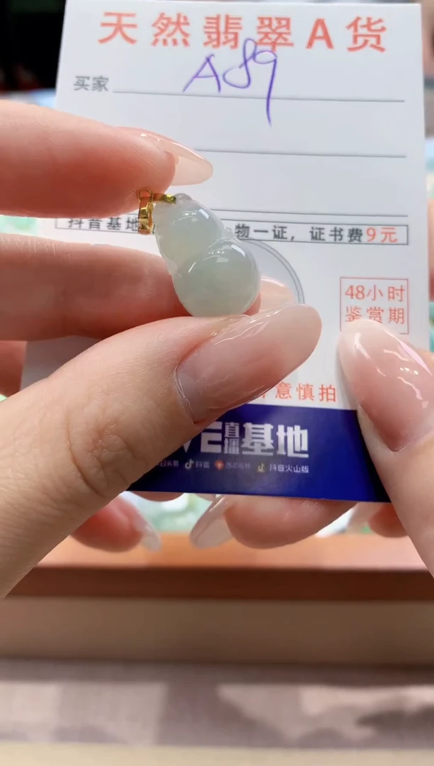 翡翠未镶嵌颈饰天然A货翡翠挂件