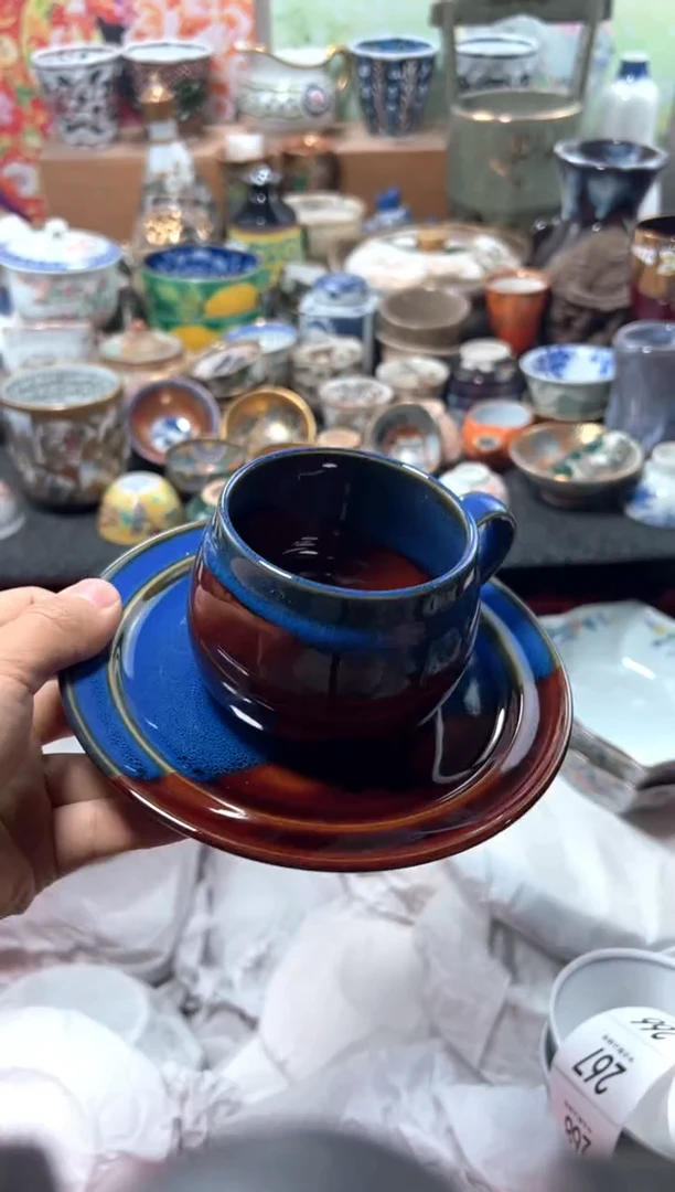 瓷片洁*夏目海外回流瓷器中古品。