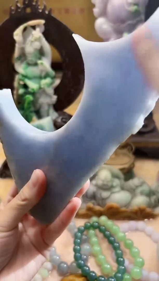 未镶嵌挂件翡翠A货柠优7471