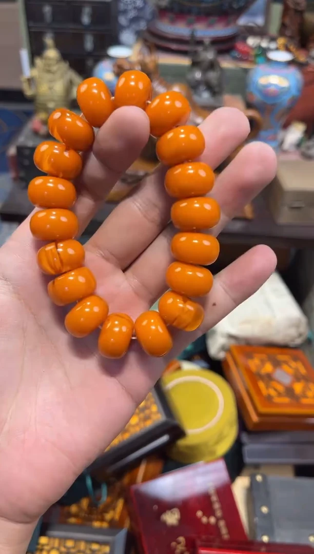 未镶嵌蜜蜡裸石W刘哥高端专属精品28