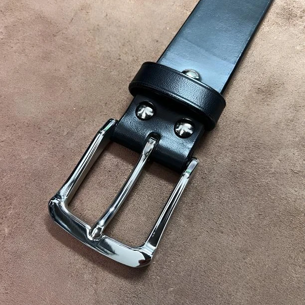 内径4厘米不锈钢半扣加厚美鞍5—6毫米男士时尚商务复古老式