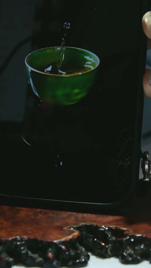 【闪购商品】清本源-绿釉小缸杯