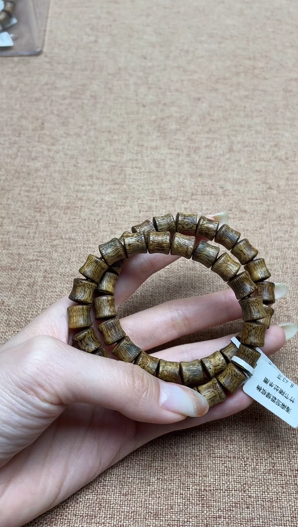 沉香手串棋楠随型竹节单圈多样性发其一