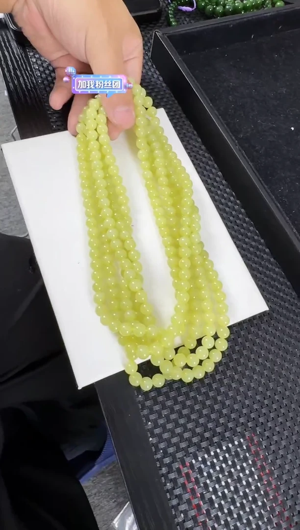 和田玉未镶嵌项链约8MM多样性发一