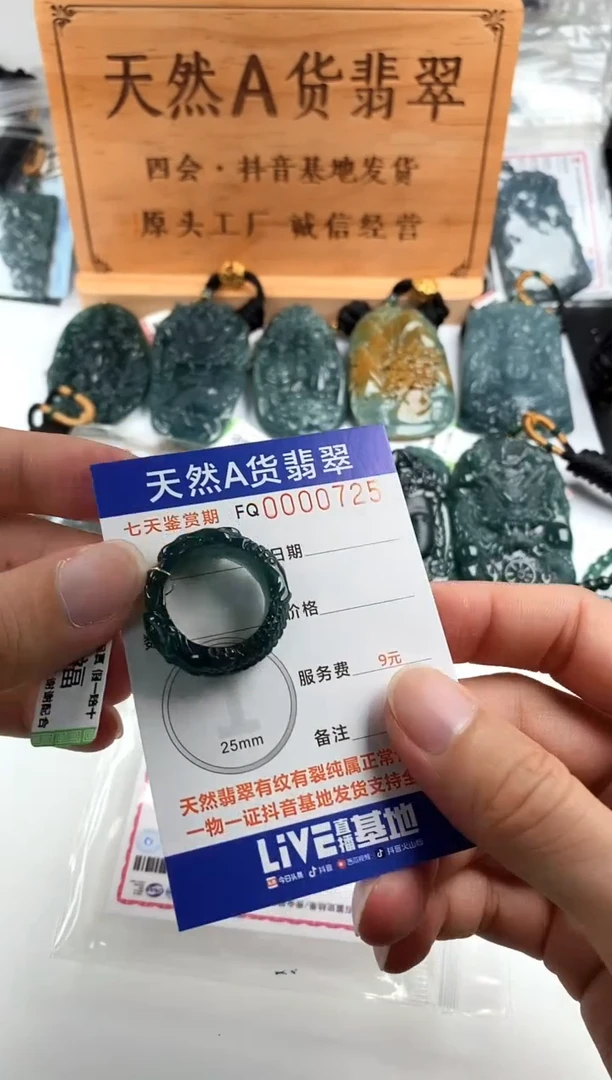 颈饰未镶嵌翡翠20圈口