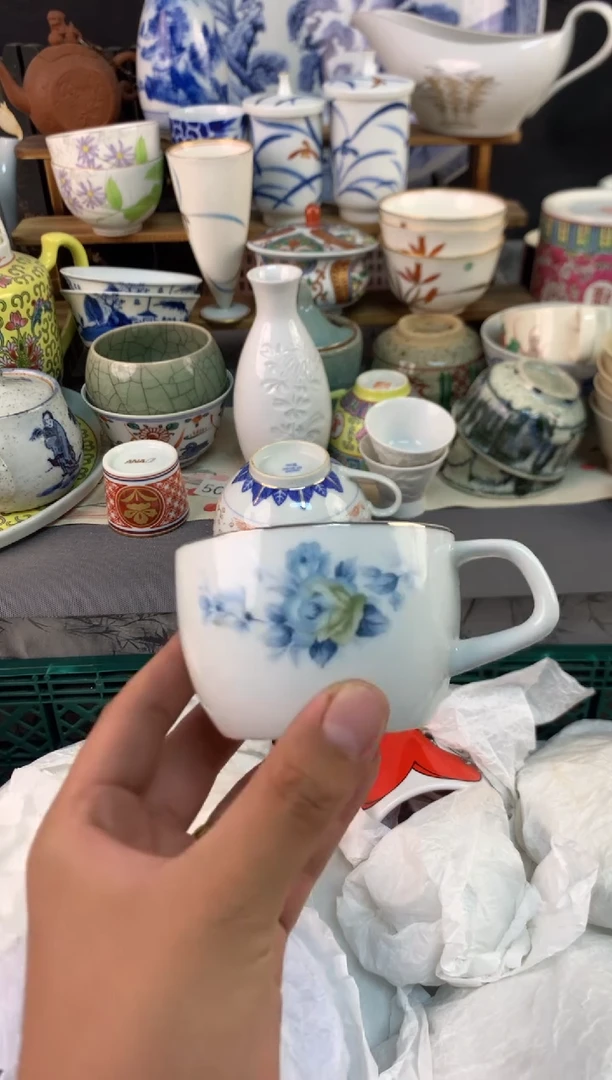 瓷片茶盏陶瓷陶片