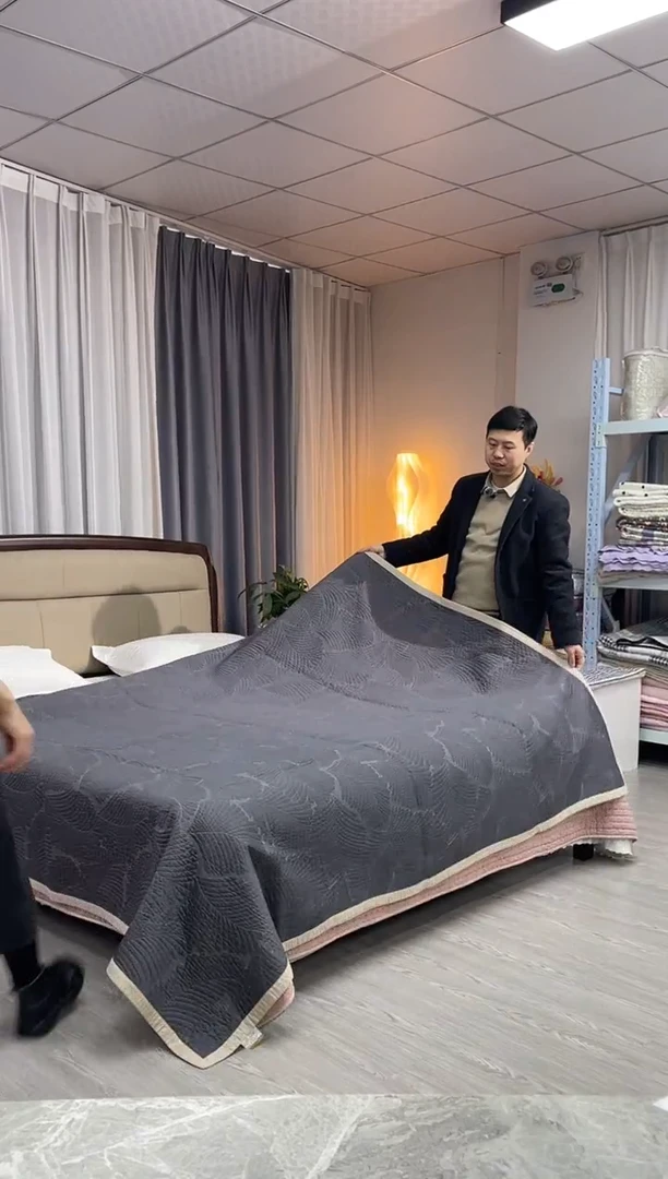 棉230cm*250cm 深灰副叶