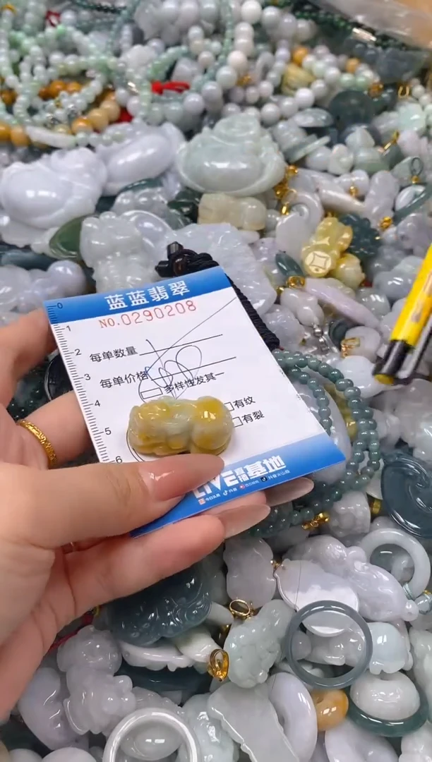 翡翠未镶嵌颈饰闪购0290208多样性发其一