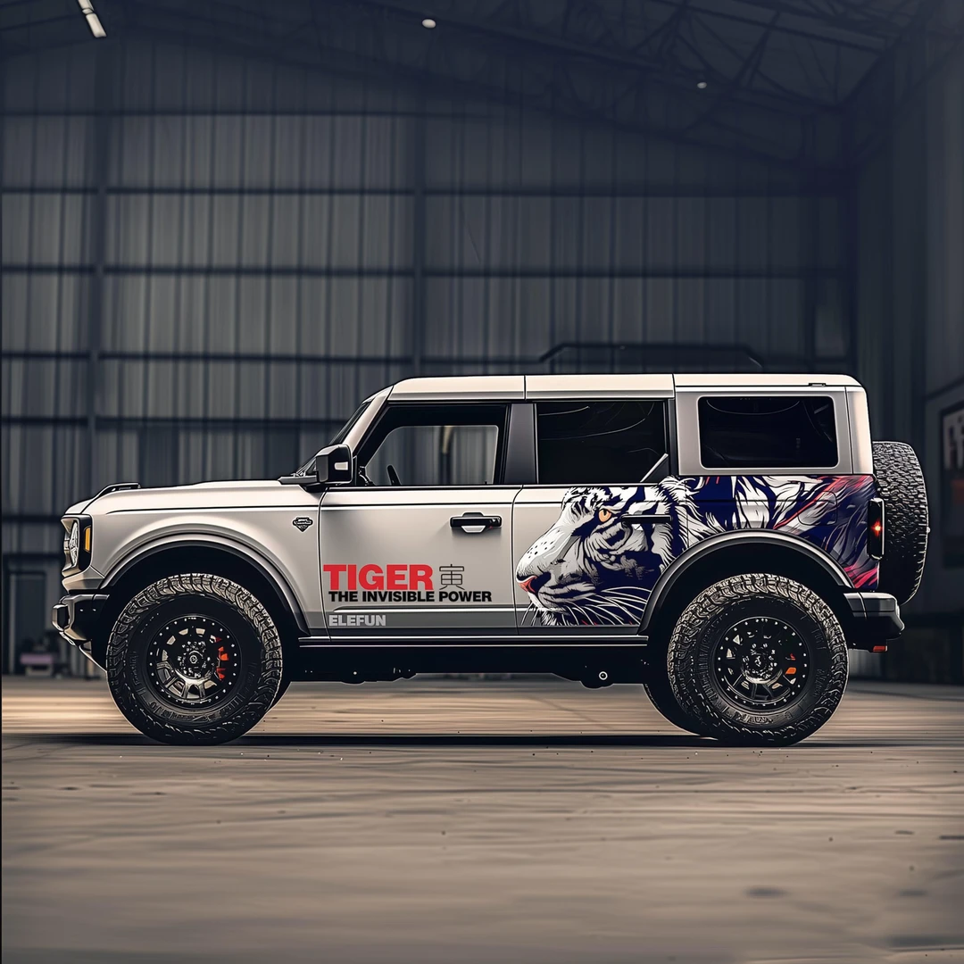 【车型选款-SUV】福特烈马 Bronco 汽车拉花/车贴/彩绘/涂装