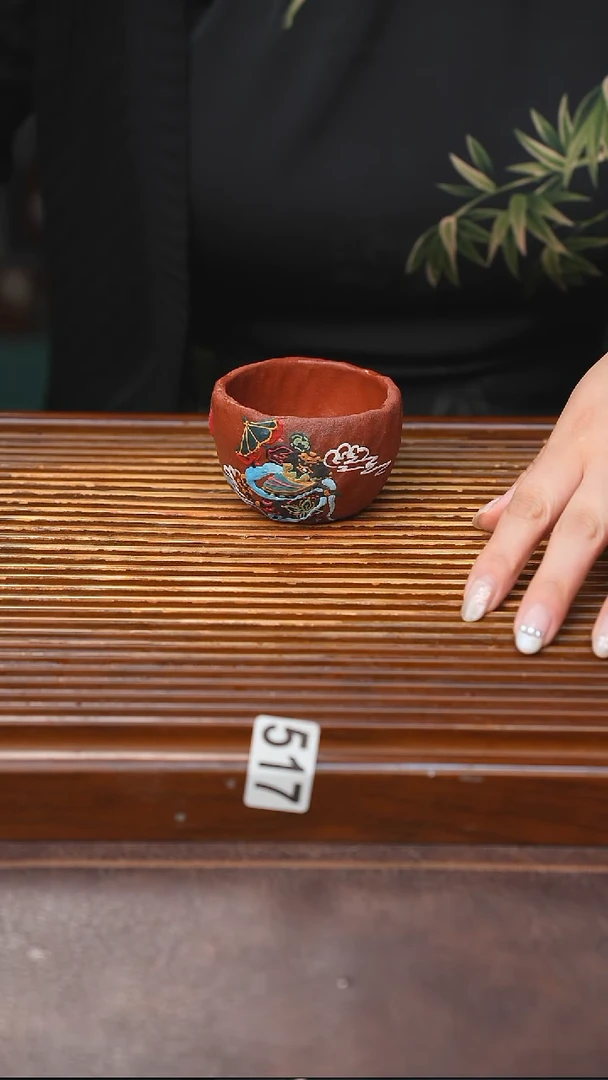 万古烧粗陶手工茶具