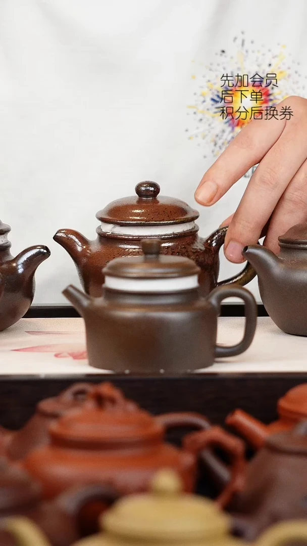 茶壶紫砂?****.柴烧110cc老紫泥