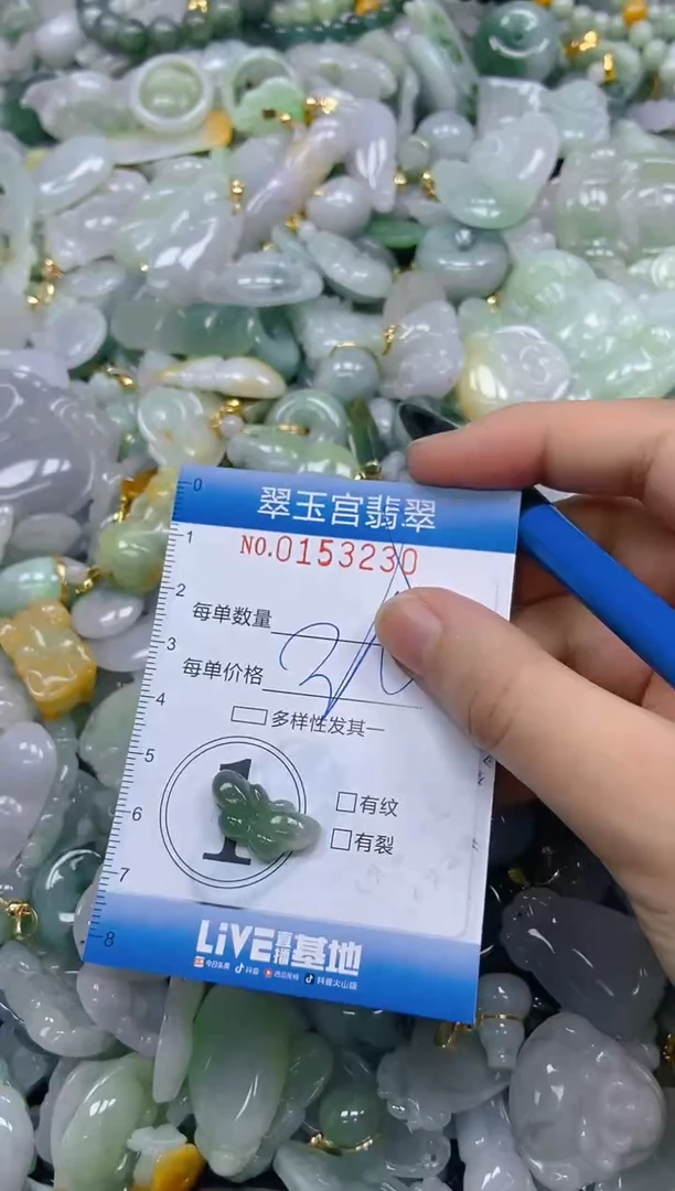 翡翠未镶嵌颈饰闪购0153230
