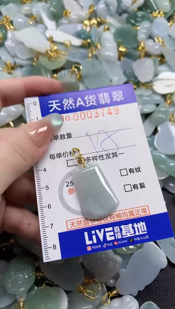 颈饰未镶嵌翡翠天然A货翡翠