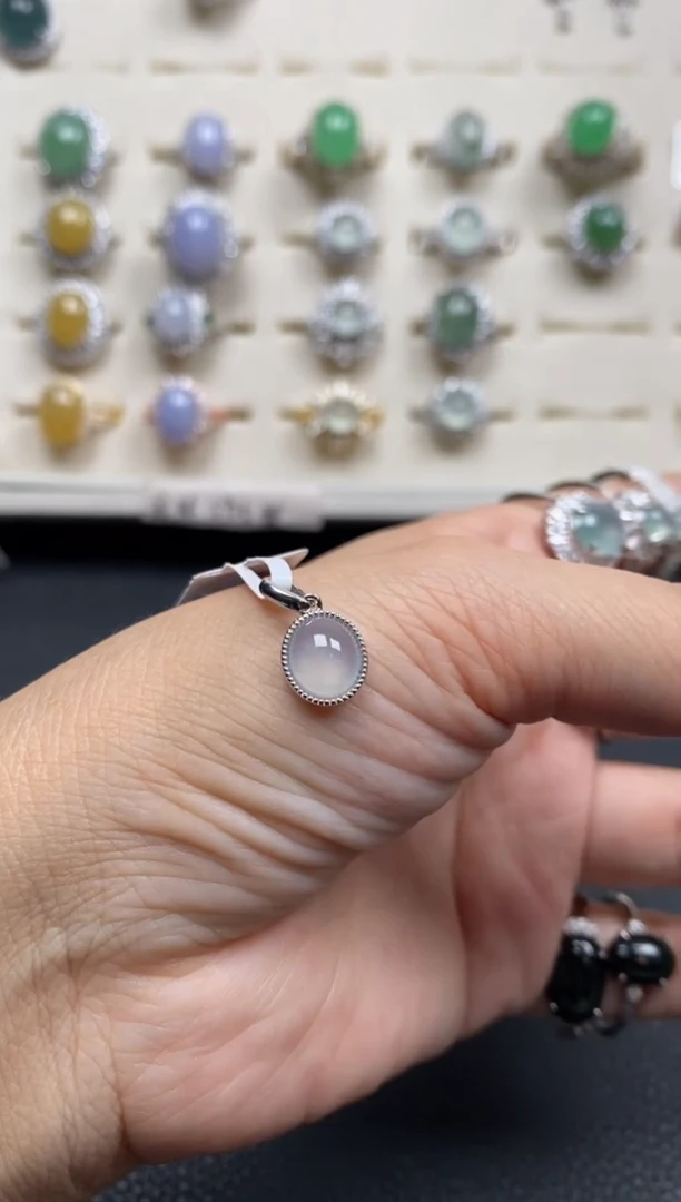 【闪购商品】翡翠戒指银S925镶嵌11111