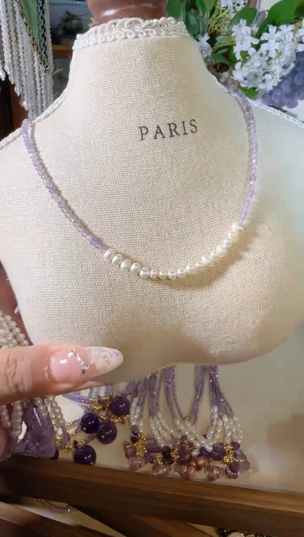 项链合金紫晶334