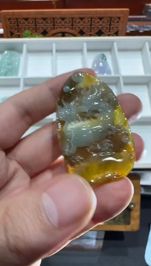 未镶嵌挂件翡翠A货翡翠多样性孤品