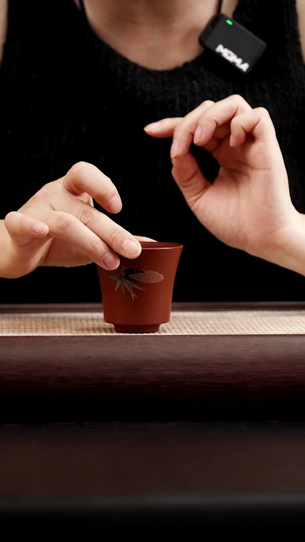 茶壶紫砂朱泥一鸣惊人杯