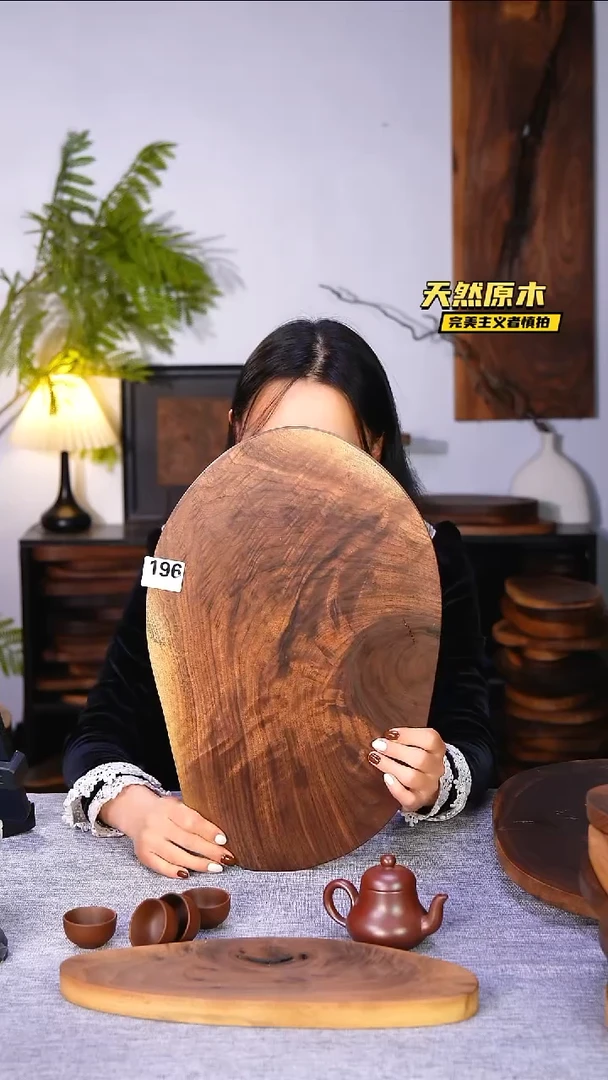 木北美黑胡桃原木.干裂疤结不属于商品质量问题完美主义者慎拍