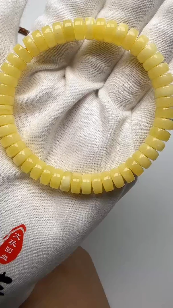 未镶嵌蜜蜡手串蜜蜡手串