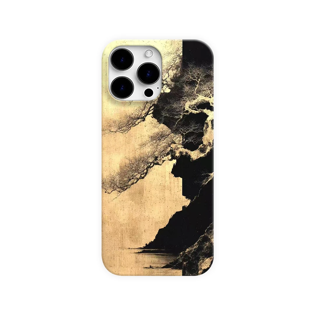 岸畔枯枝苹果16promax手机壳vivo小米华为三星红米一加适用oppo