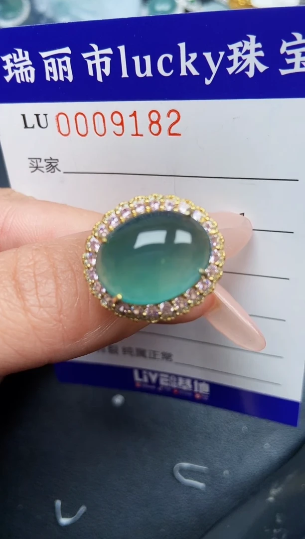 【闪购商品】翡翠颈饰银S925镶嵌9182