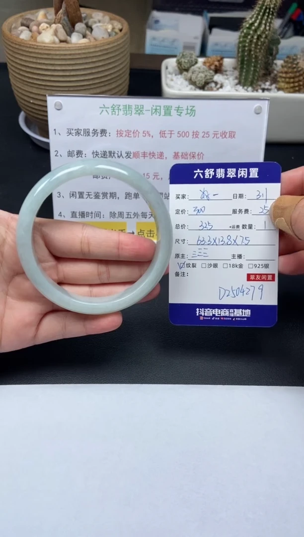 【闪购商品】翡翠手镯未镶嵌D2504279