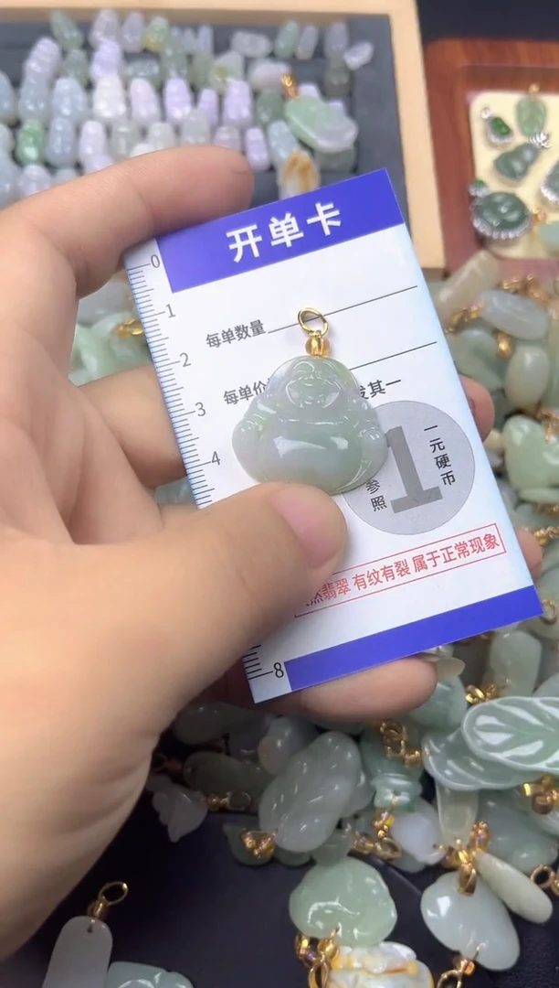 颈饰未镶嵌翡翠天然A货翡翠