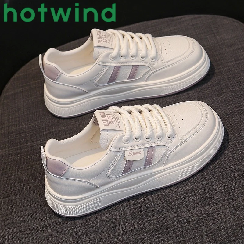 热风新款鞋子女2025爆款百搭平底小白鞋女秋季学生休闲运动板鞋女