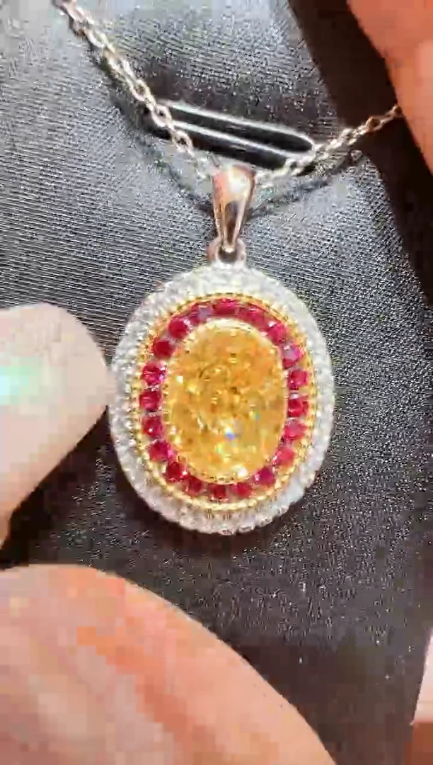 颈饰合成（培育）尖晶石银S925镶嵌@@