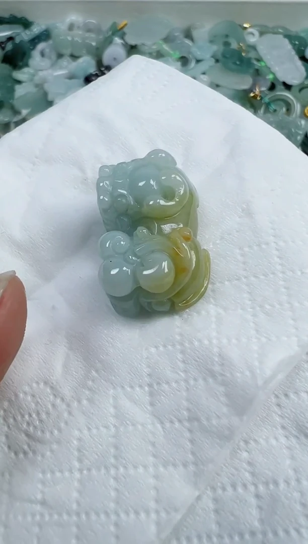 散珠翡翠51号链接，A货翡翠