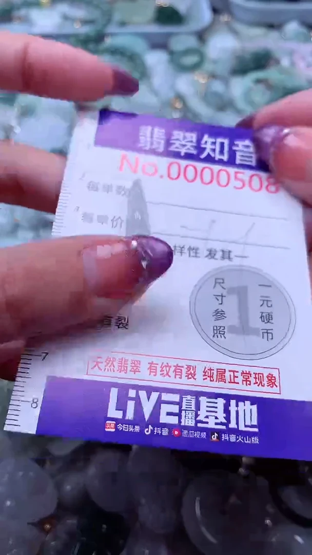 翡翠未镶嵌吊坠(不含链)508