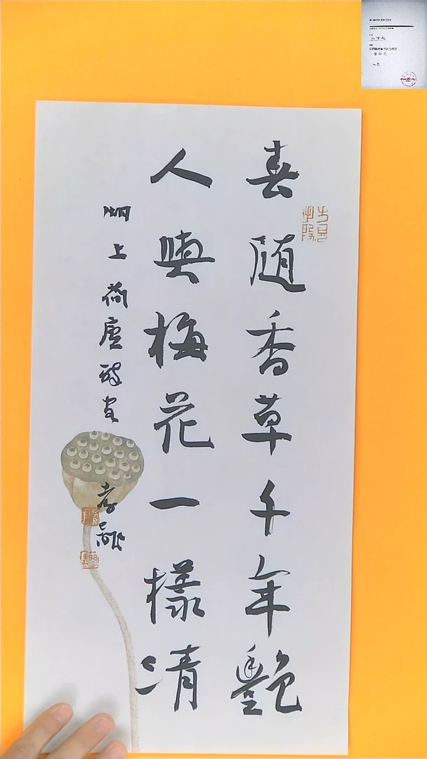 【闪购商品】书法江孝龙书法福利春随香草23*47