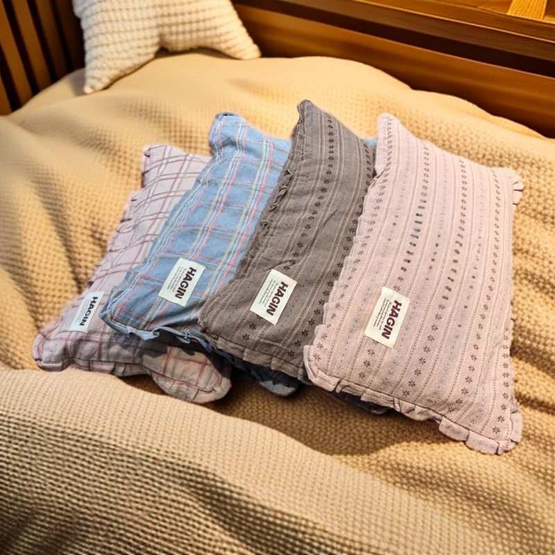 花边荞麦枕 | 有斐家居全棉荞麦护颈枕花边甜荞可拆卸