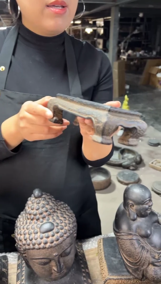 陶土【火山泥】将军案底座