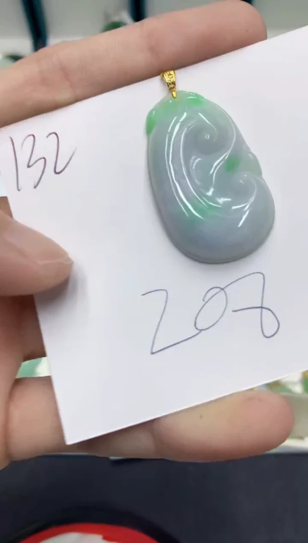 【闪购商品】翡翠颈饰18K金镶嵌翡翠