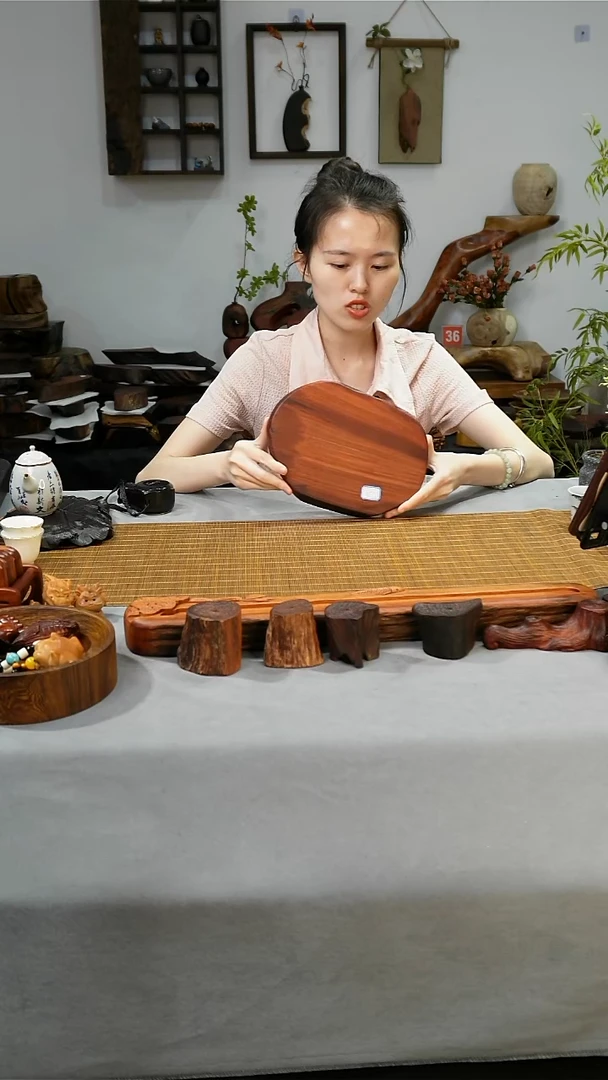 老挝红酸枝干泡盘