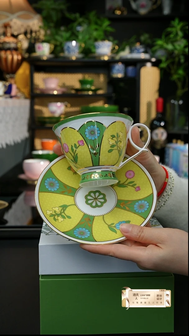 瑰宝杯碟、黄色、、、、