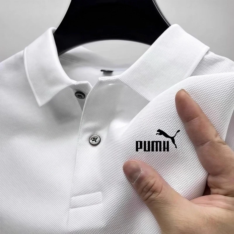 夏季POLO衫男高品质休闲短袖时尚潮流时尚t恤潮流翻领男士百搭ins