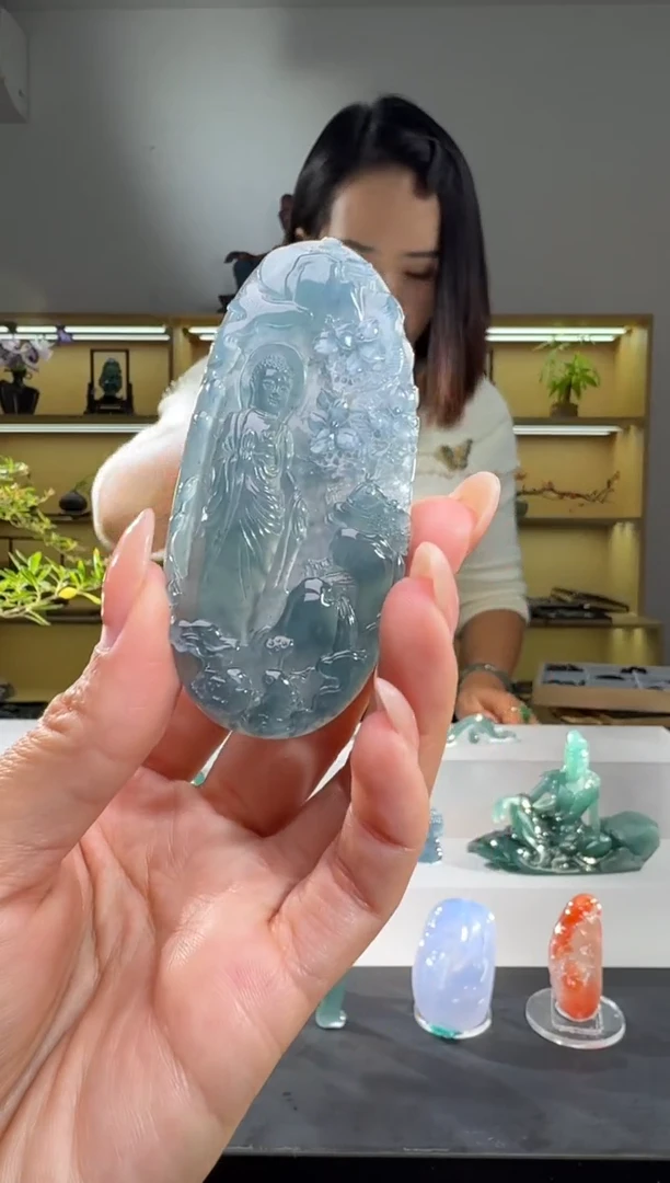 吊坠(赠链)未镶嵌翡翠阿弥陀佛（多样性发其一）