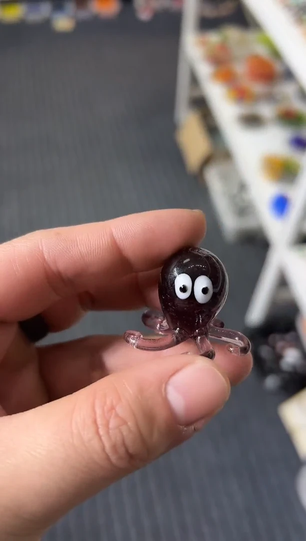 手工艺品琉璃小*果章鱼