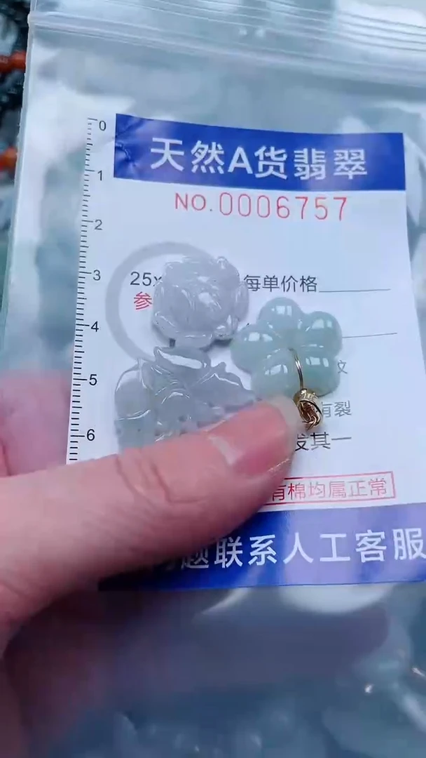 翡翠未镶嵌吊坠(不含链)                 2