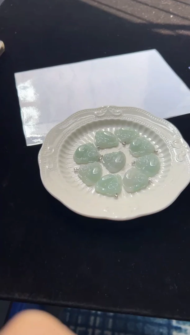 翡翠18K金镶嵌颈饰多样性发一件/3