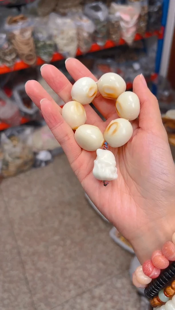 吊坠菩提根/象牙果新款馒头兔手捻 凤九