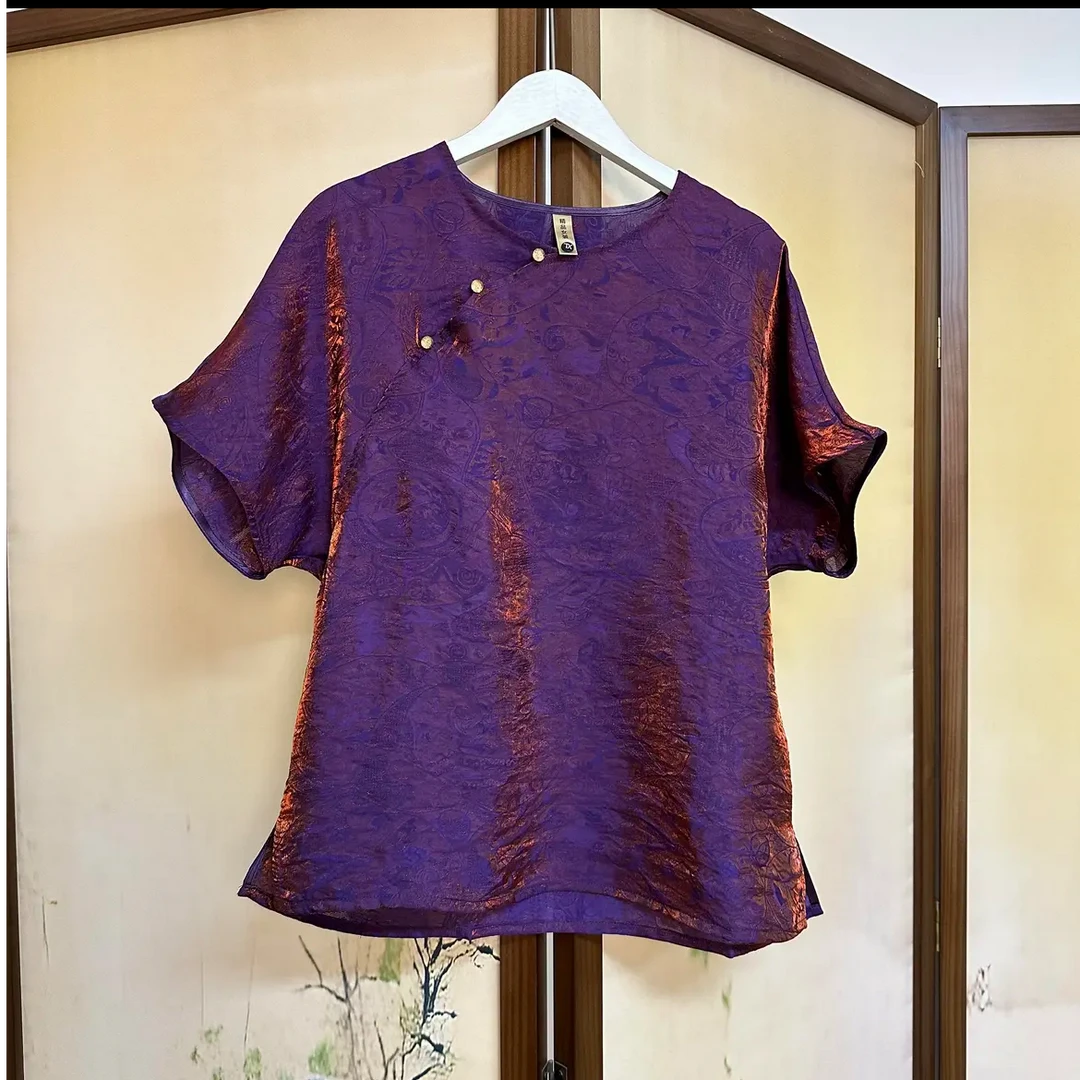 7002【良夏】夏季新款渐变上衣