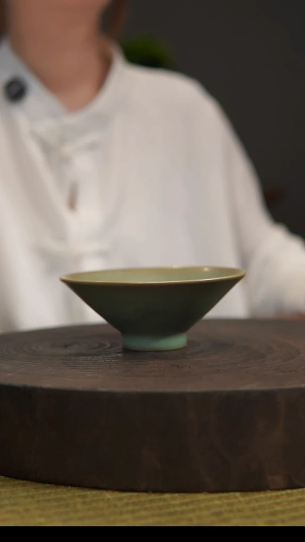 杯子斗笠杯 汝州原产地  原矿老釉