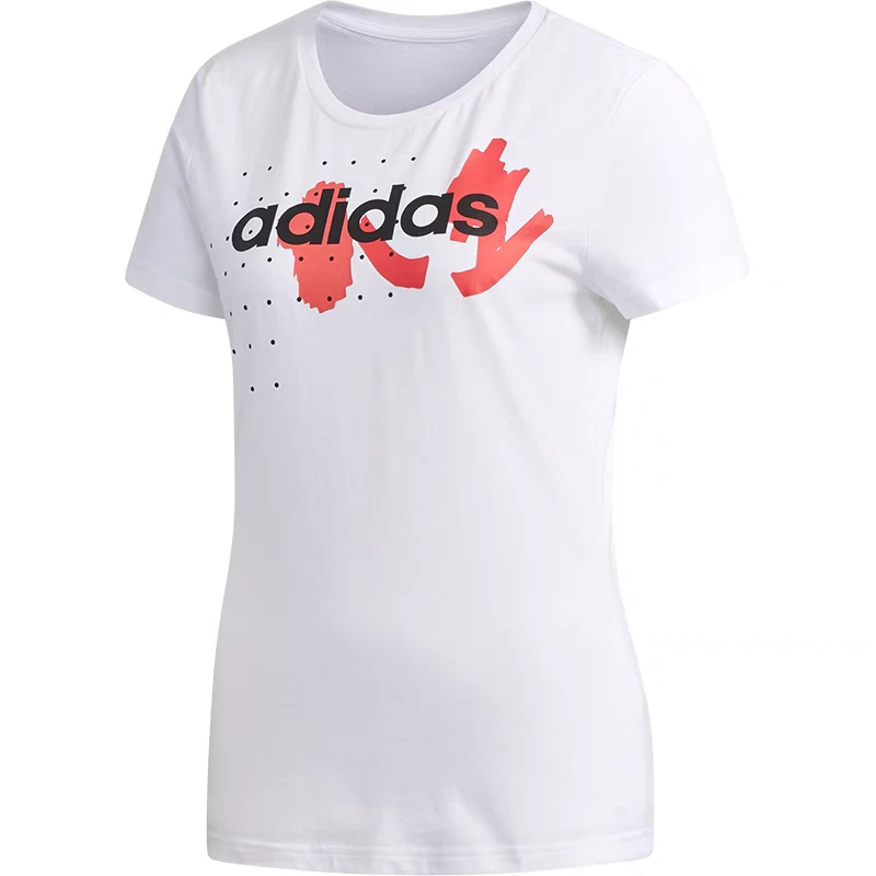 Adidas/阿迪达斯当季女子W FV TEE 2运动休闲圆领T恤EA0328